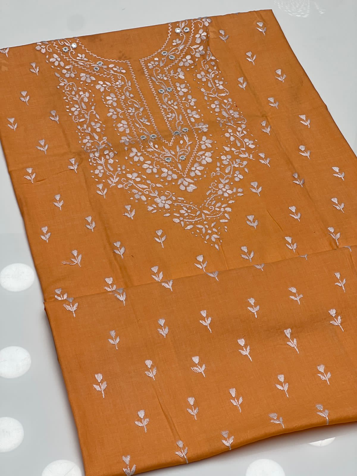 3 Yard Lawn Fabric – Hand Embroidered (Pakka Work)